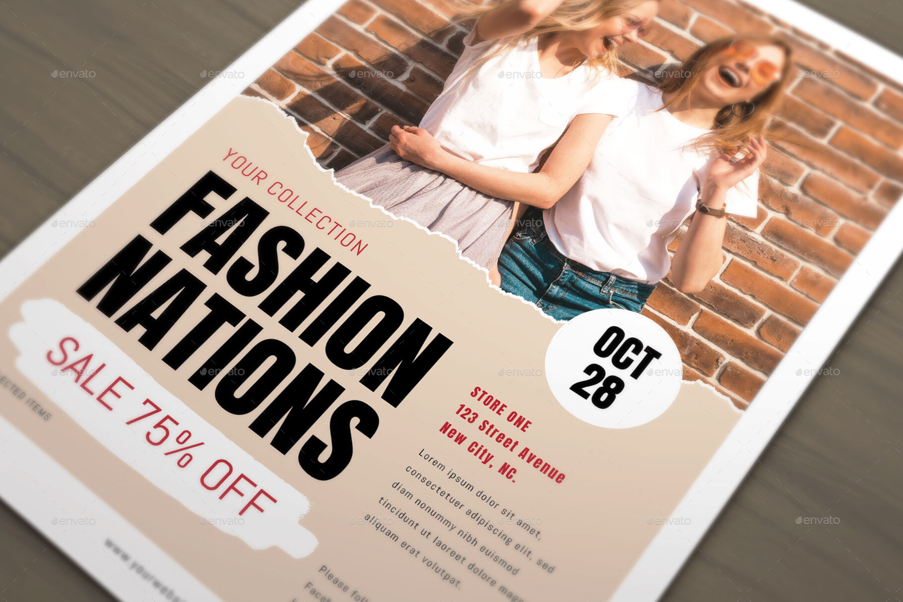 Fashion Nation Template Set, Print Templates GraphicRiver